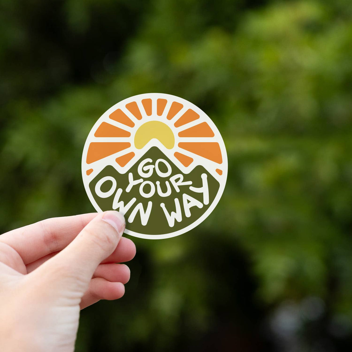 Go Your Own Way - Vinyl Sticker