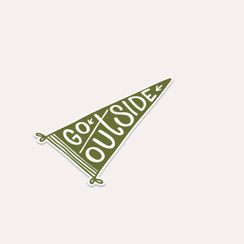 Go Outside - Vinyl Sticker