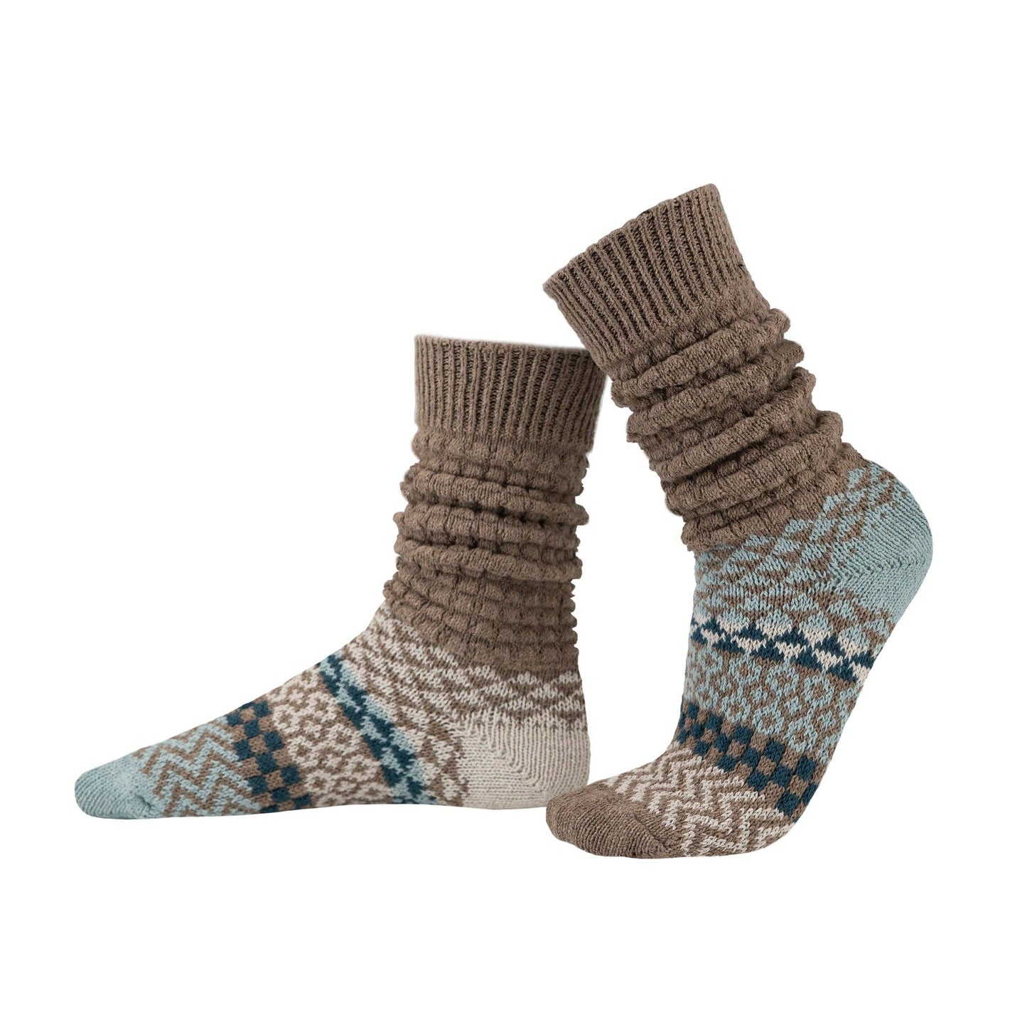 Driftwood Slouch Socks| USA Made Sustainable Sock