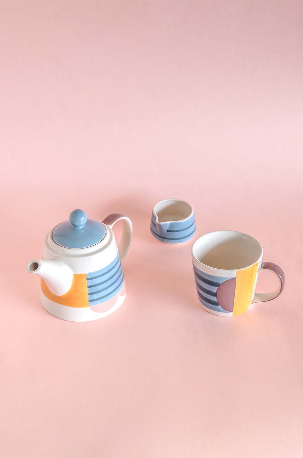 Tea for One- Mug | Handpainted Stoneware