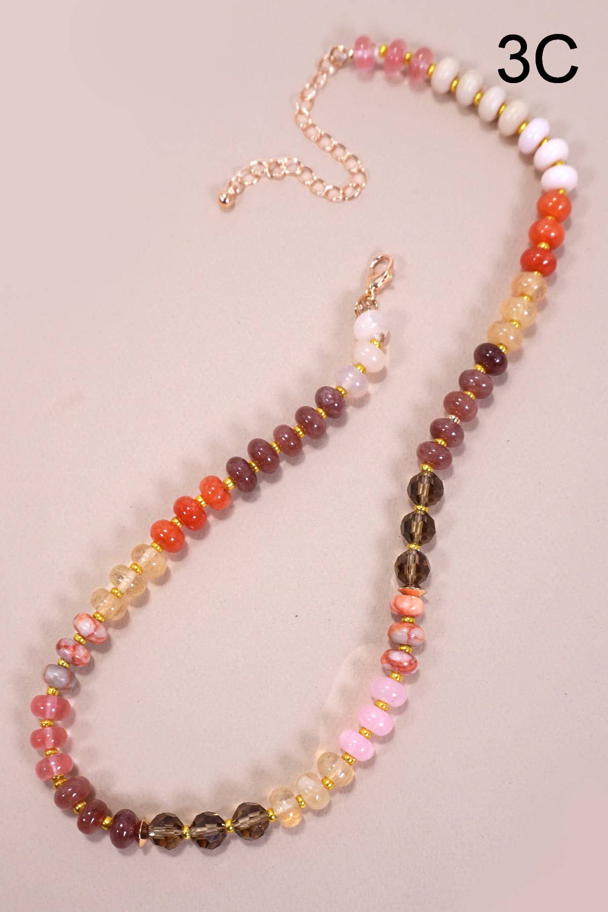 Stone + Glass Beaded Necklaces