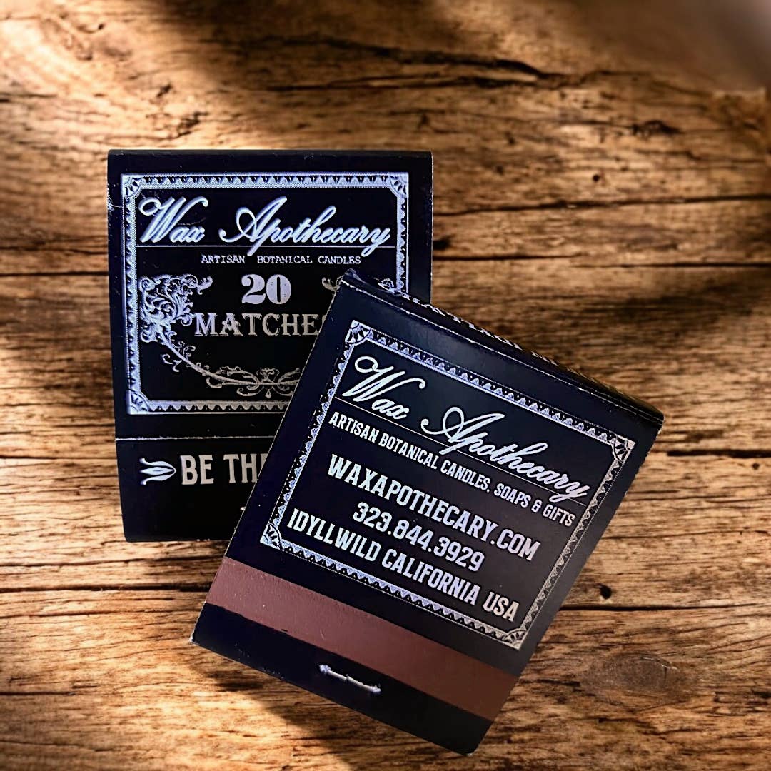 Black Matchbook 20-Strike