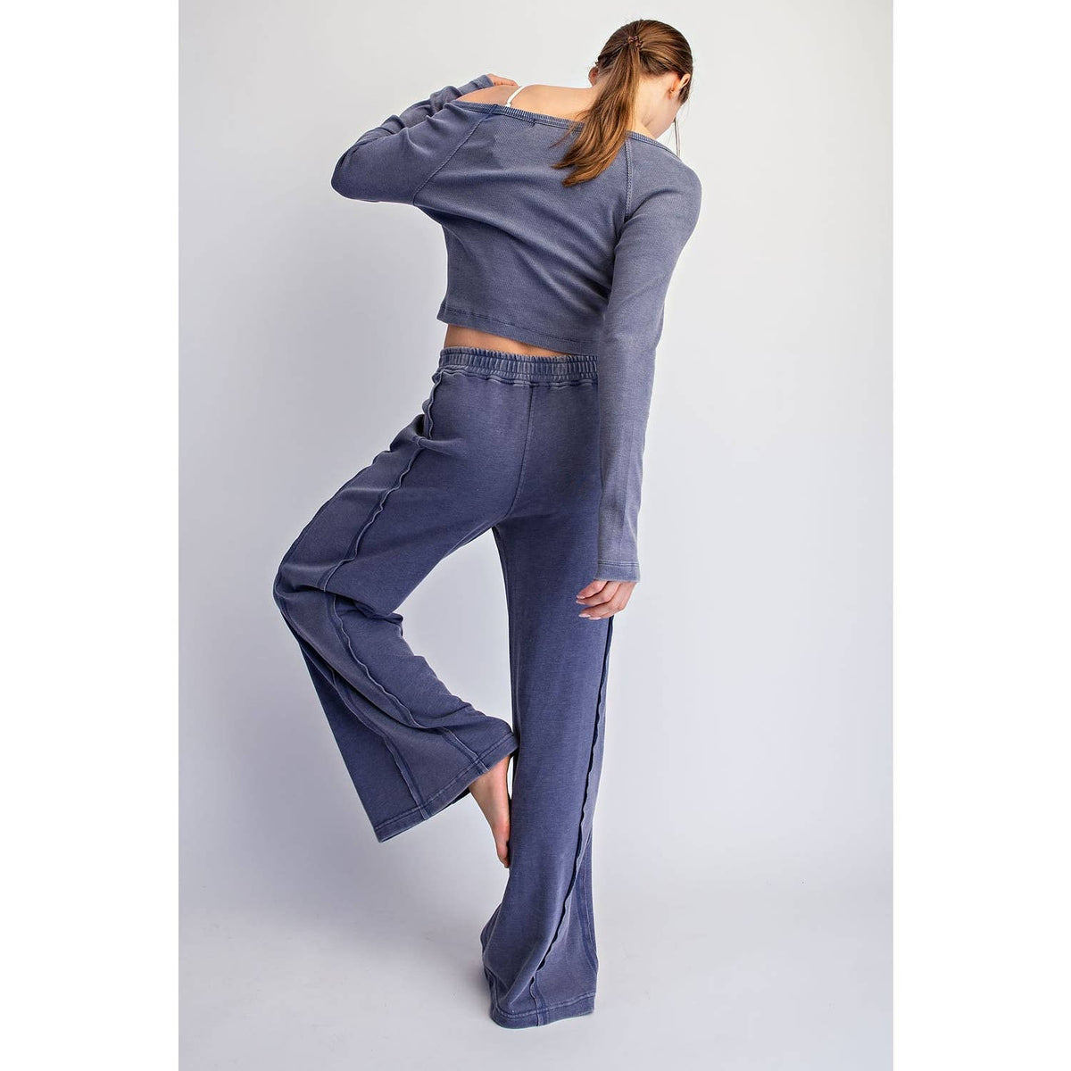 MINERAL WASHED FRENCH TERRY OFF DUTY SET
