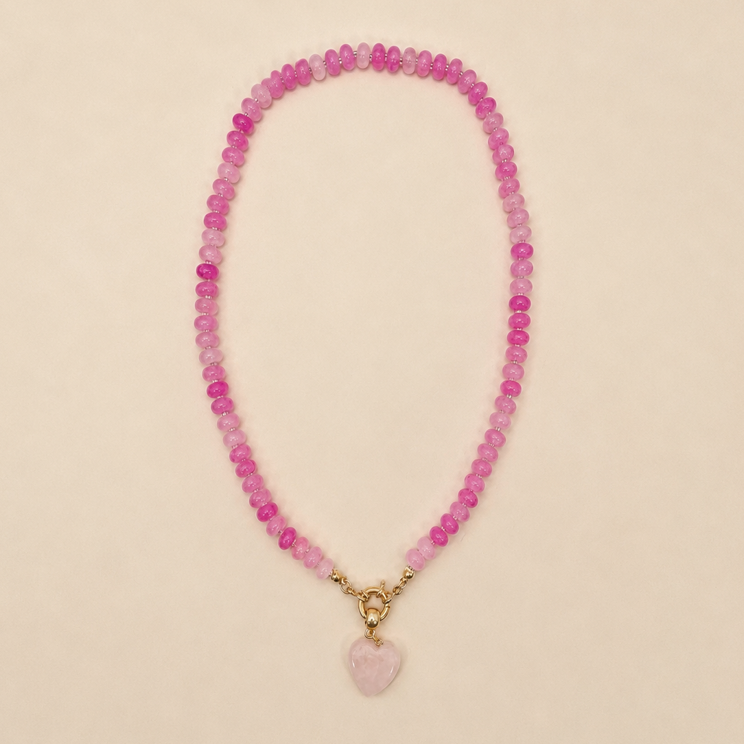 Catawba Beaded Heart Necklace
