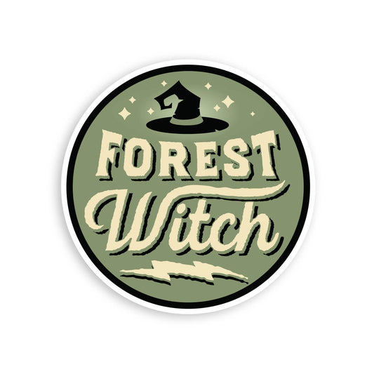 Forest Witch Sticker | Dishwasher Safe Decal