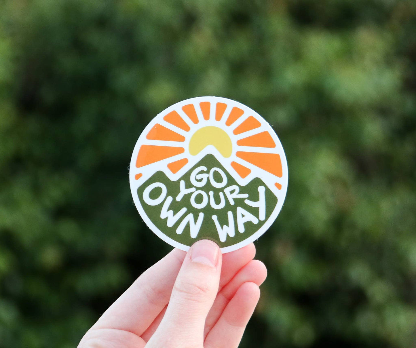 Go Your Own Way - Vinyl Sticker