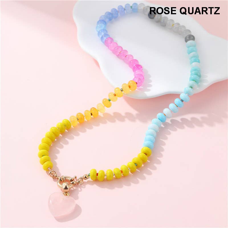 Catawba Beaded Heart Necklace