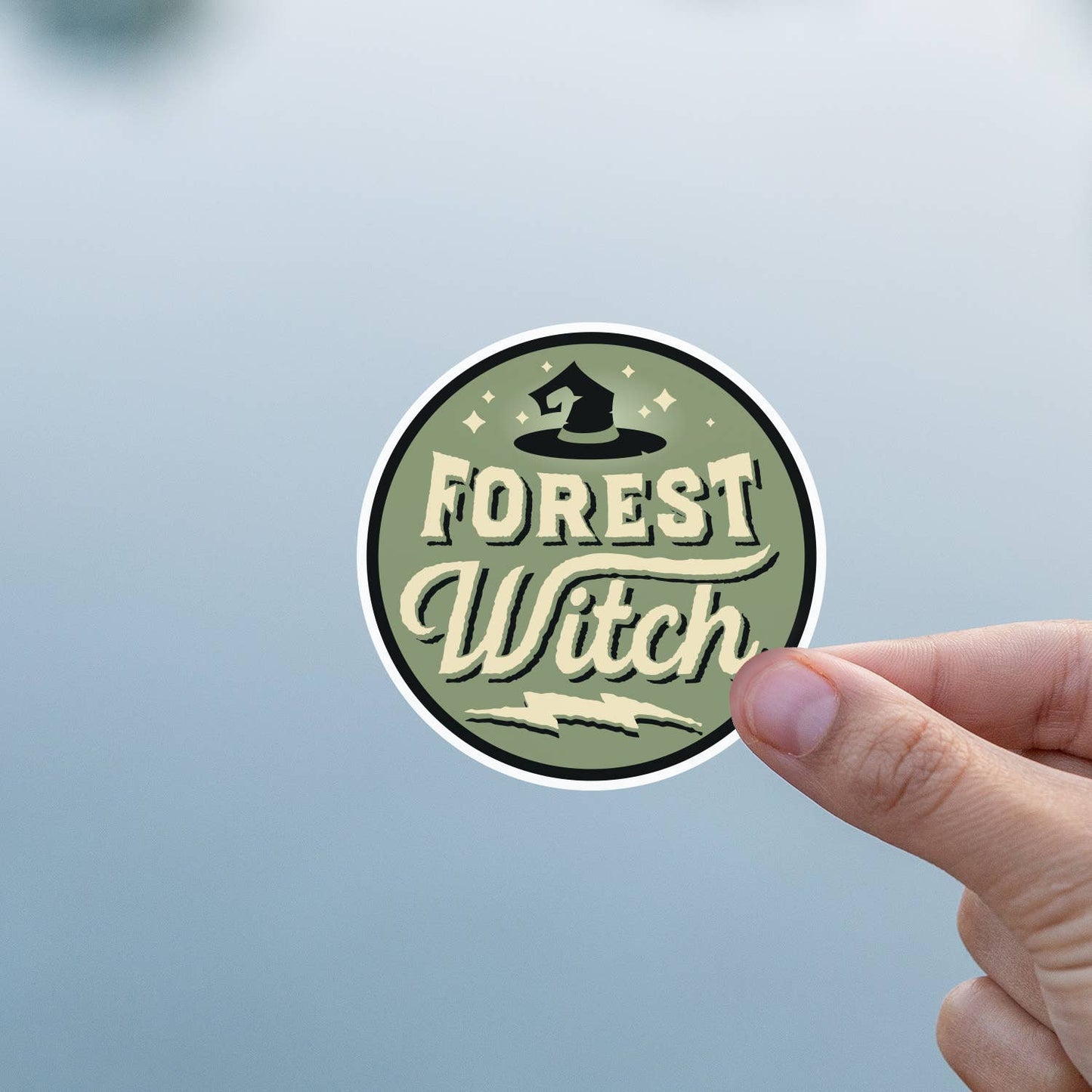 Forest Witch Sticker | Dishwasher Safe Decal