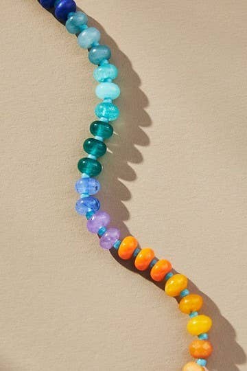 Stone + Glass Beaded Necklaces