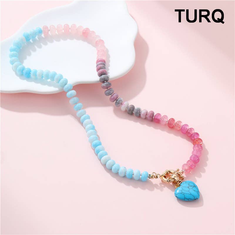 Catawba Beaded Heart Necklace