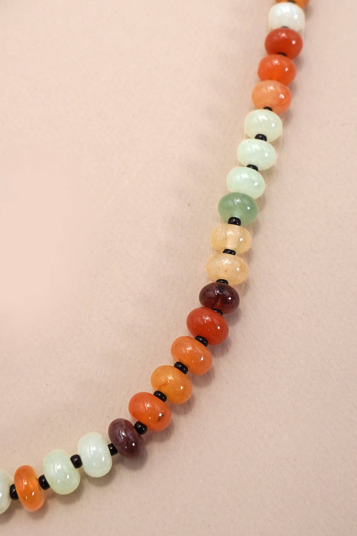 Stone + Glass Beaded Necklaces