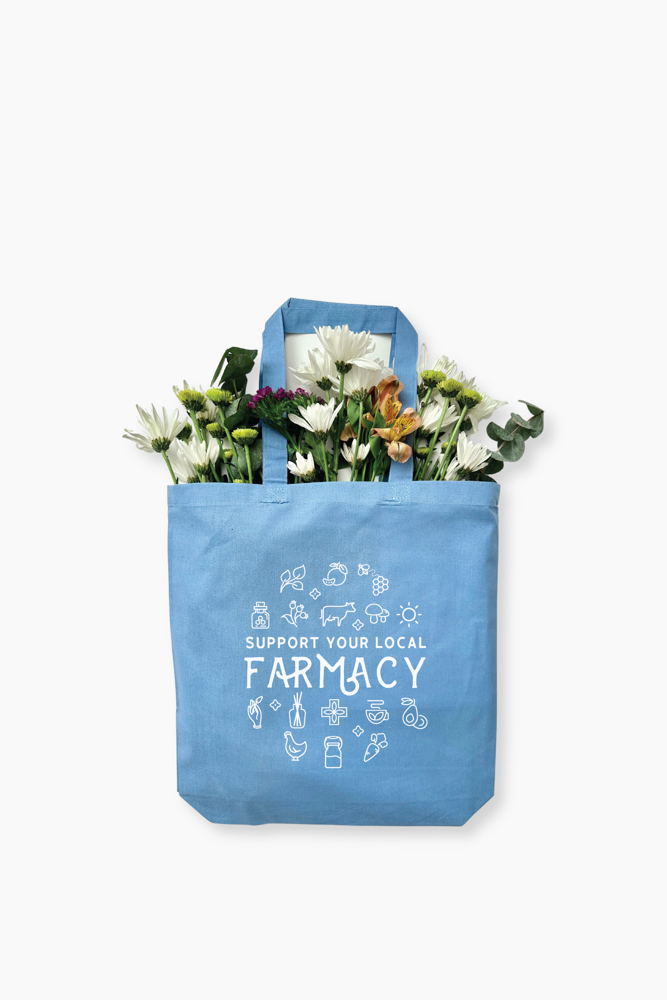 Farm Reusable Cotton Tote Bag – Support Your Local FARMacy