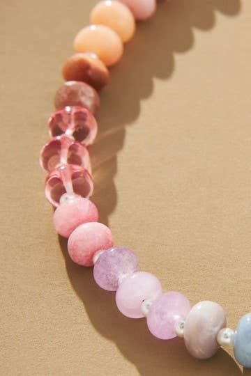 Stone + Glass Beaded Necklaces