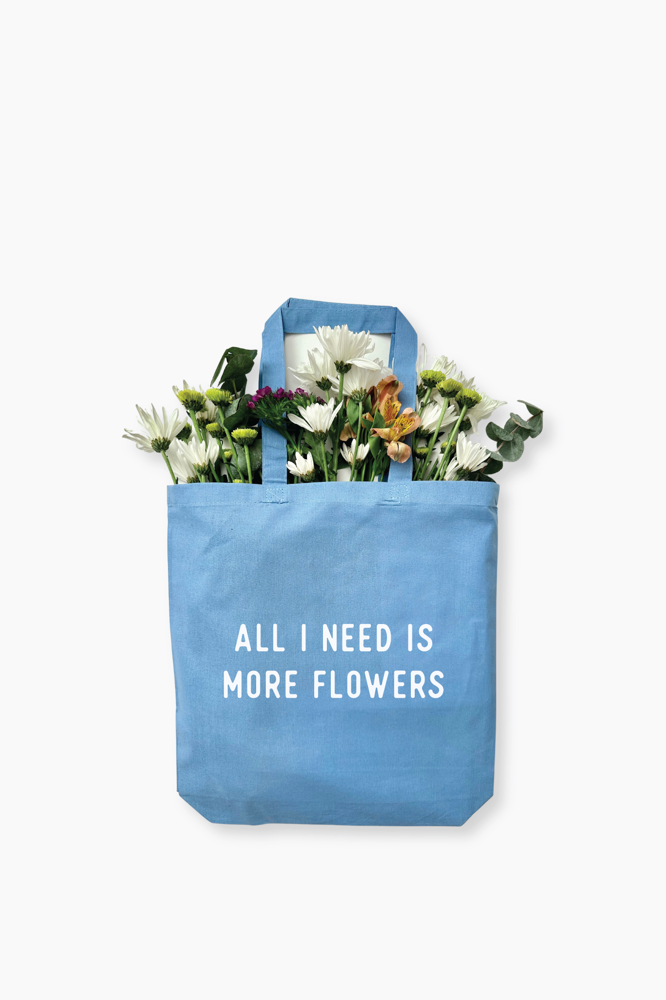 Flower Cotton Tote Bag – All I Need Is More Flowers