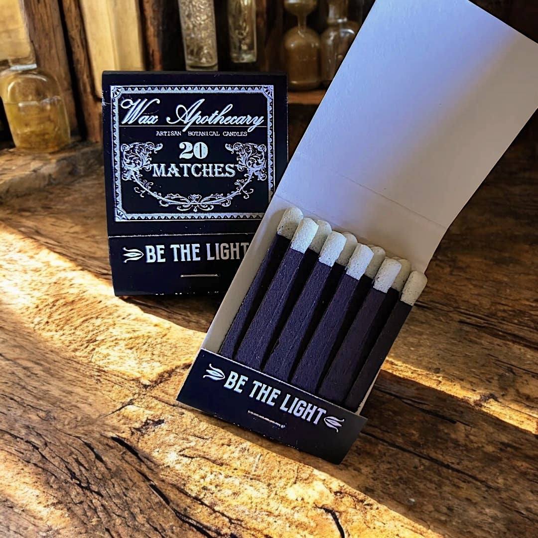 Black Matchbook 20-Strike