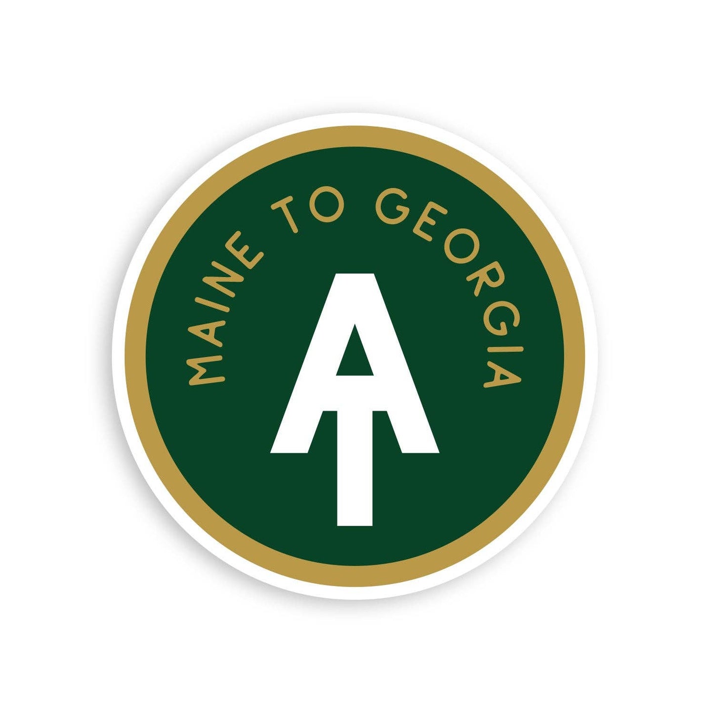Appalachian Trail AT, Main to Georgia Sticker