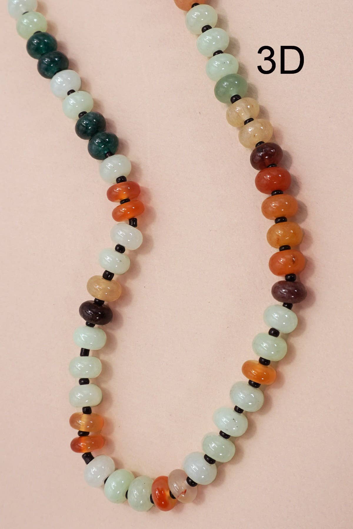 Stone + Glass Beaded Necklaces