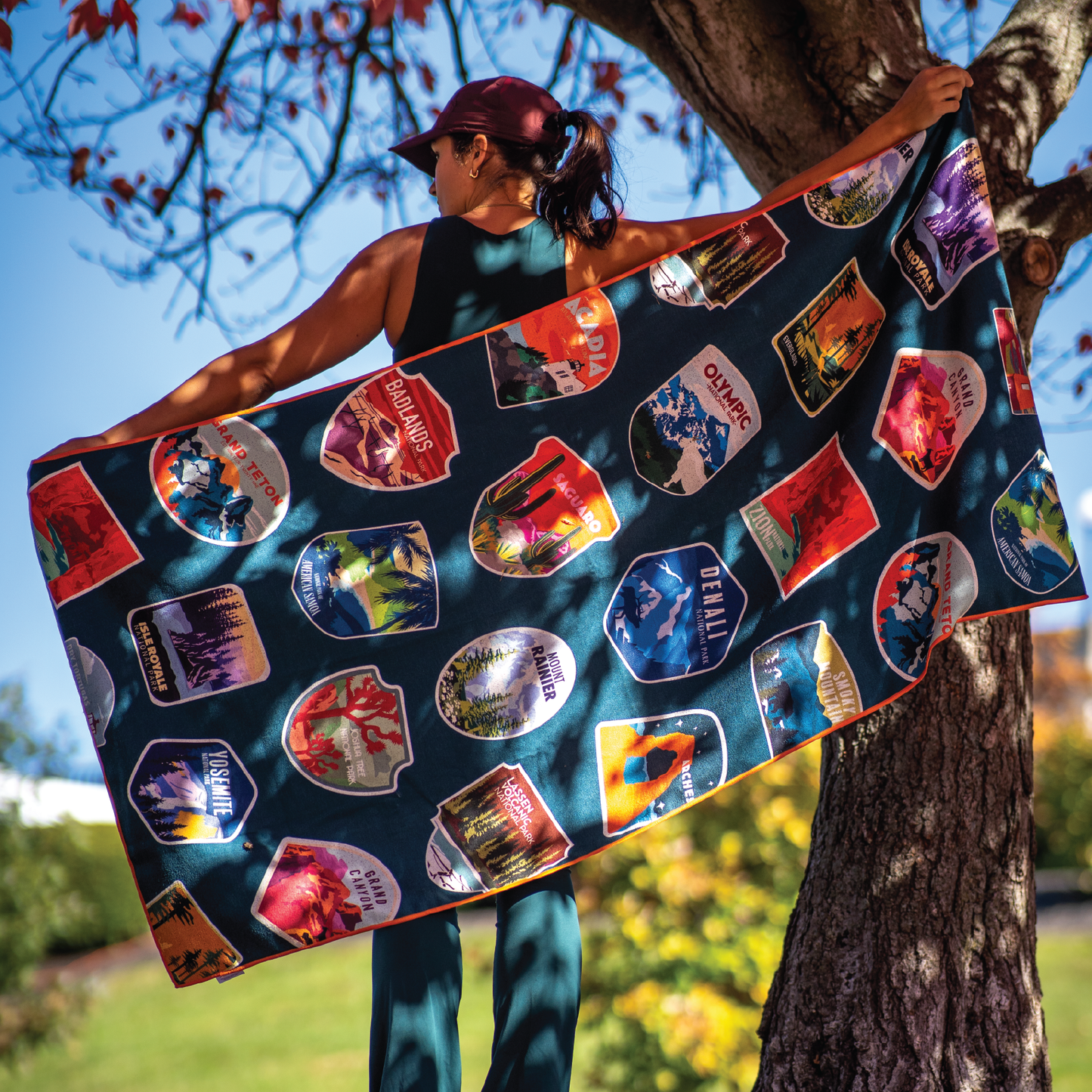 National Parks Car Seat Cover Towel