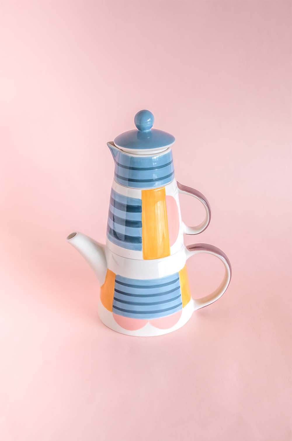 Tea for One- Mug | Handpainted Stoneware