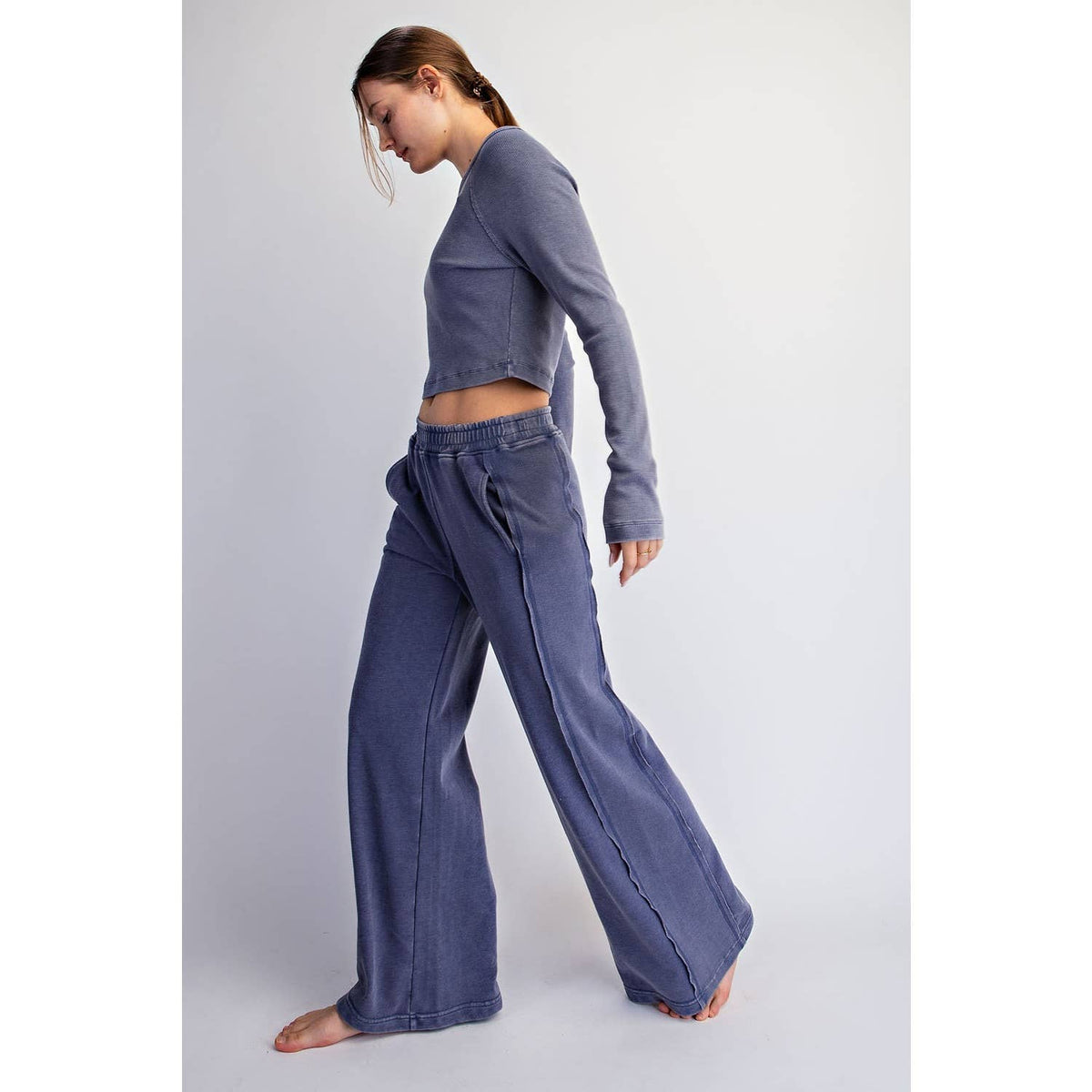 MINERAL WASHED FRENCH TERRY OFF DUTY SET