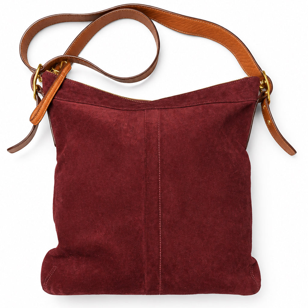 Vintage Coach Suede Shoulder Bag