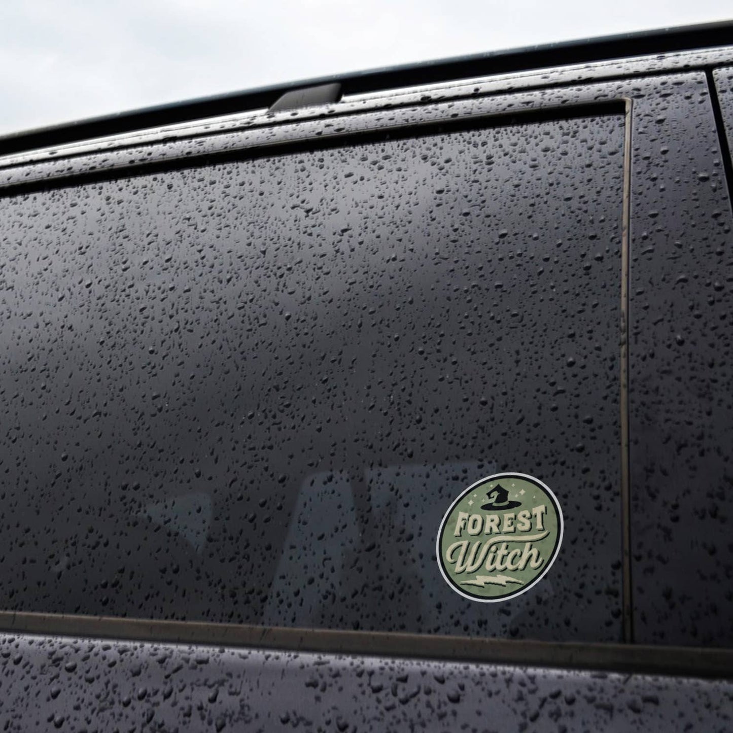 Forest Witch Sticker | Dishwasher Safe Decal