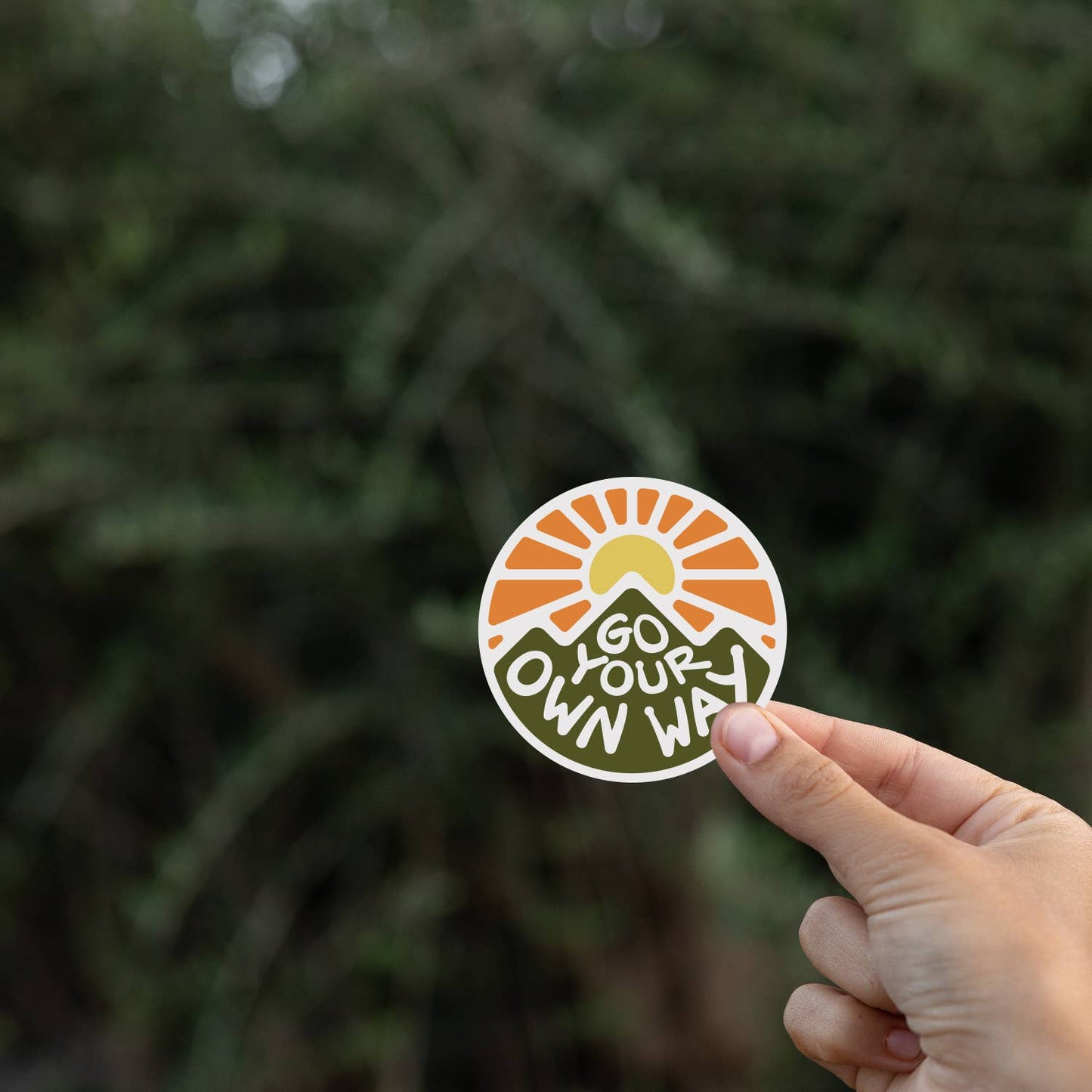 Go Your Own Way - Vinyl Sticker