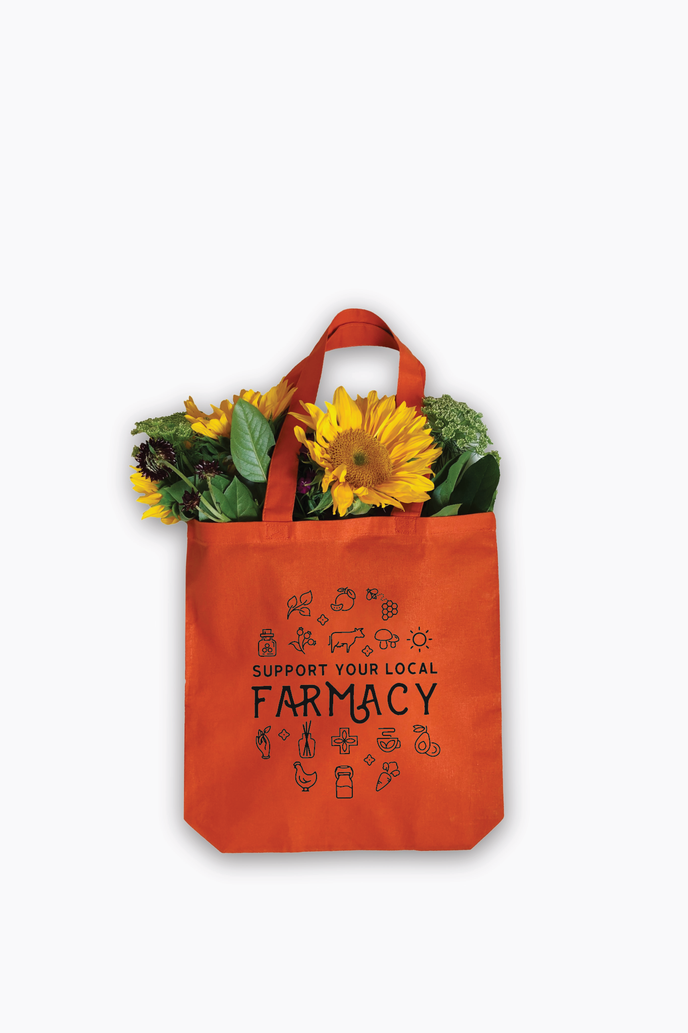 Farm Reusable Cotton Tote Bag – Support Your Local FARMacy