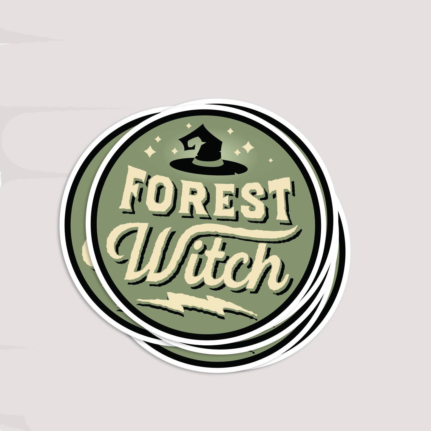 Forest Witch Sticker | Dishwasher Safe Decal
