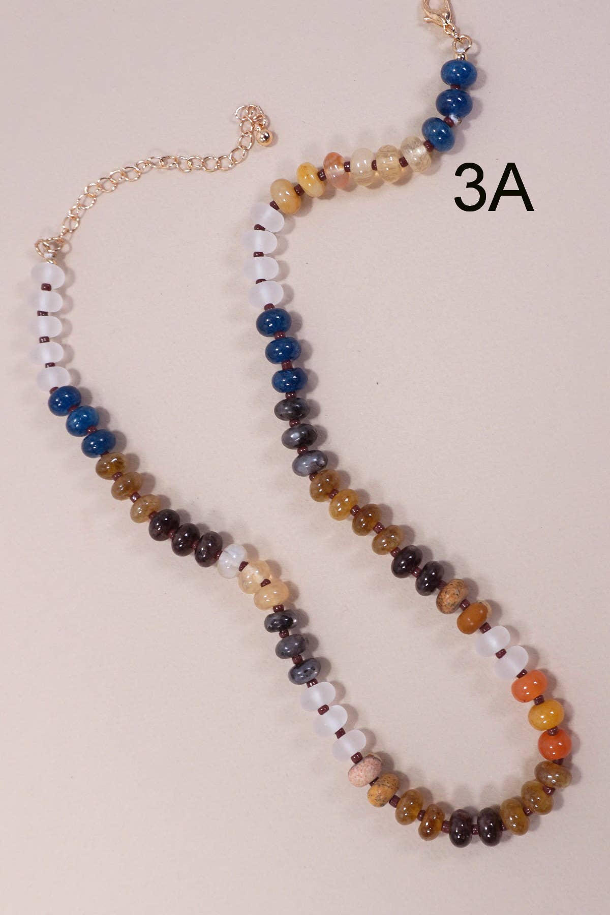 Stone + Glass Beaded Necklaces