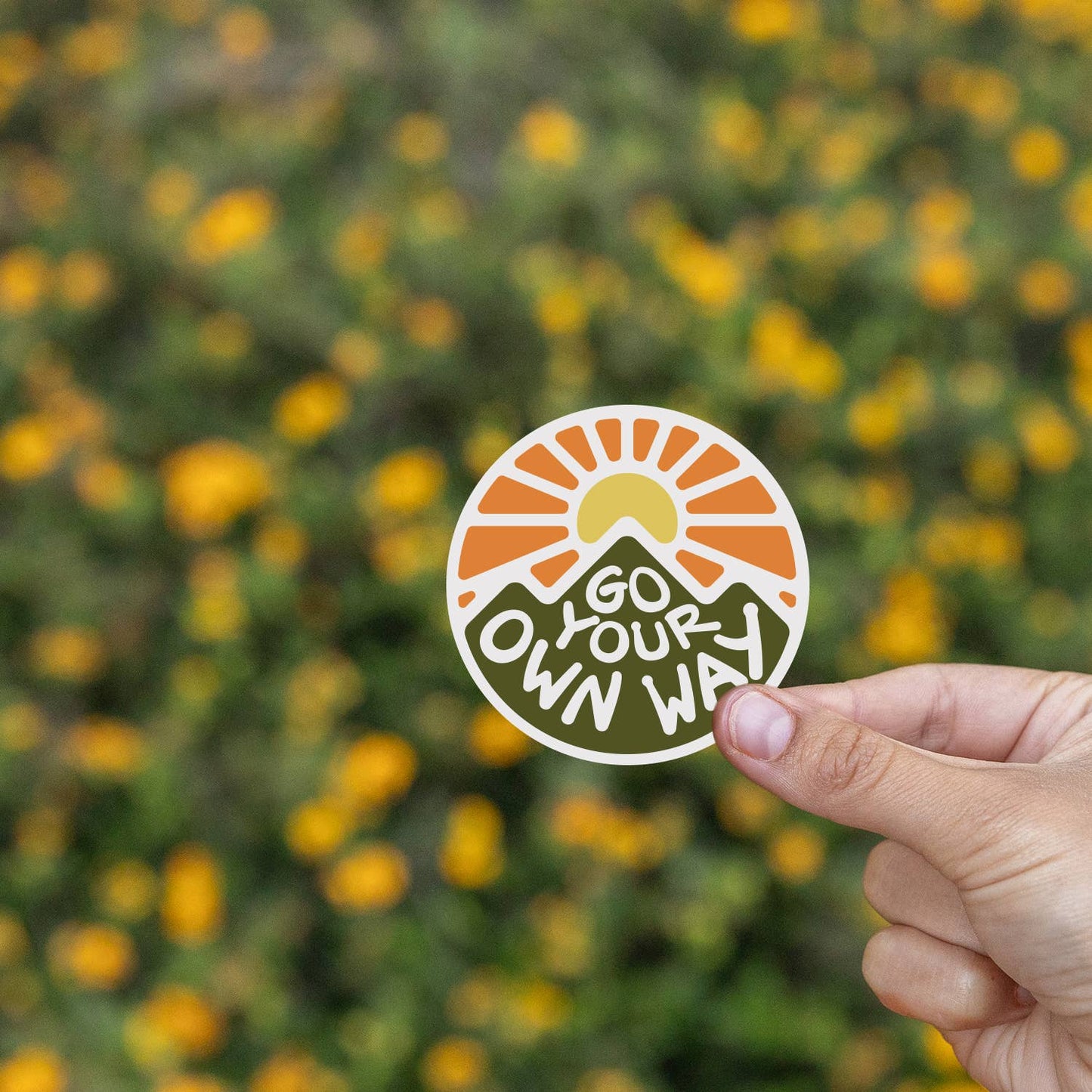 Go Your Own Way - Vinyl Sticker