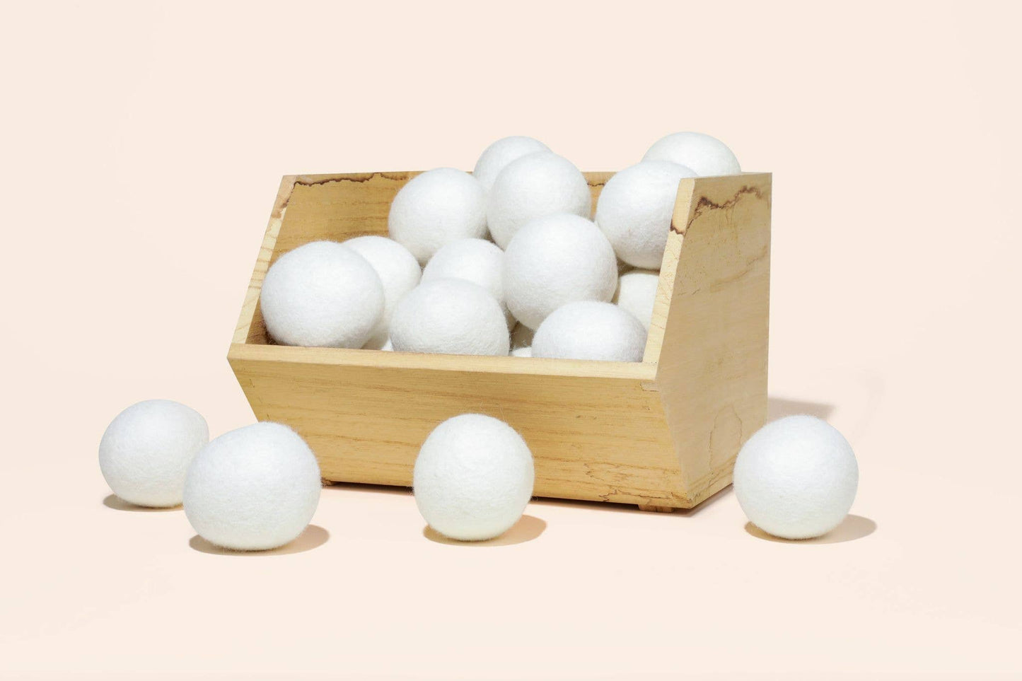 Bulk New Zealand Wool Dryer Balls | White