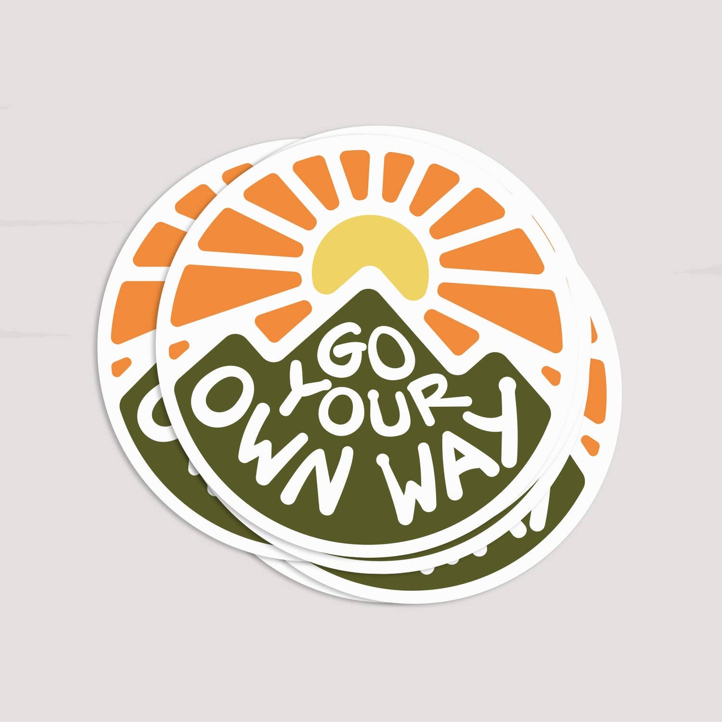 Go Your Own Way - Vinyl Sticker