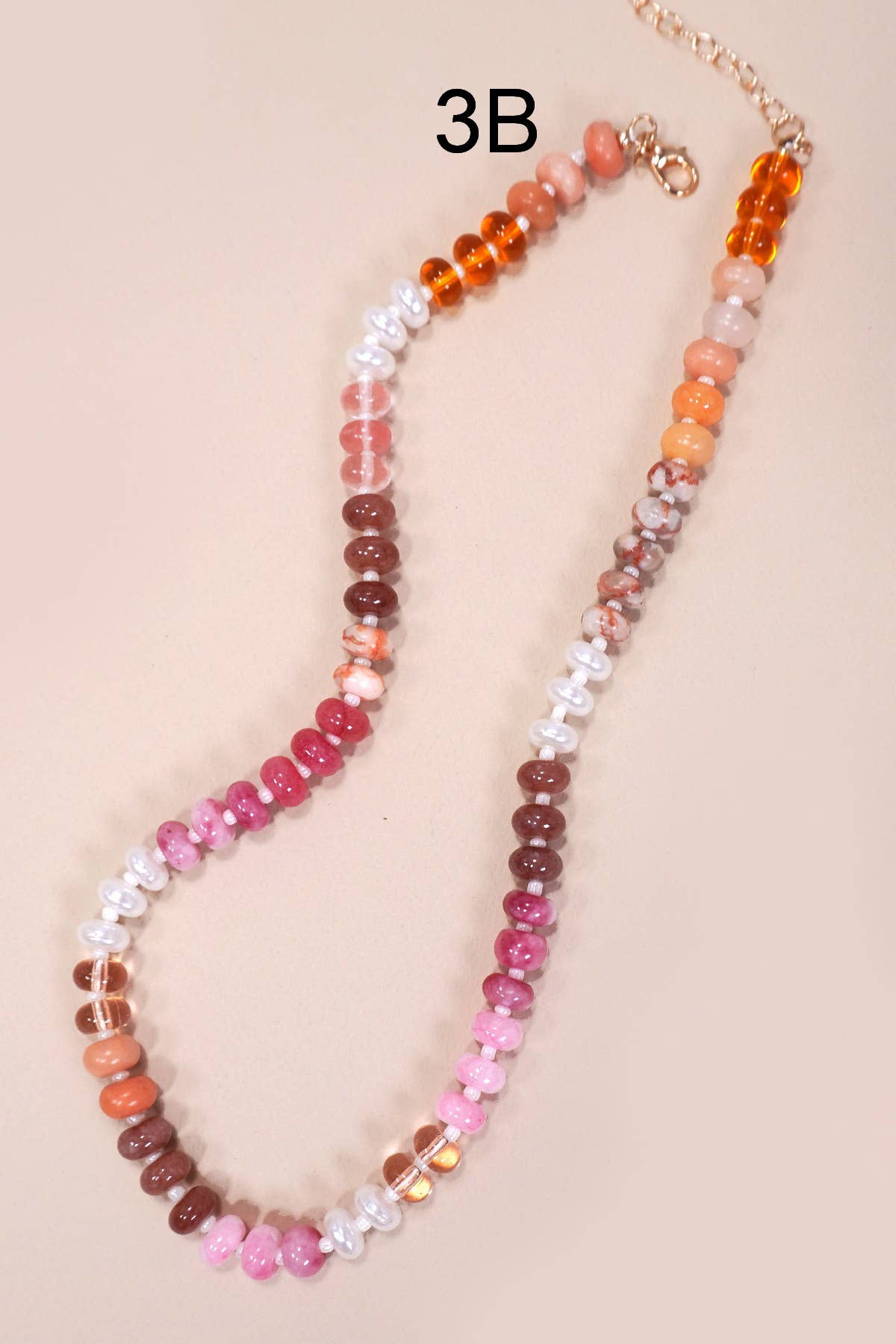 Stone + Glass Beaded Necklaces