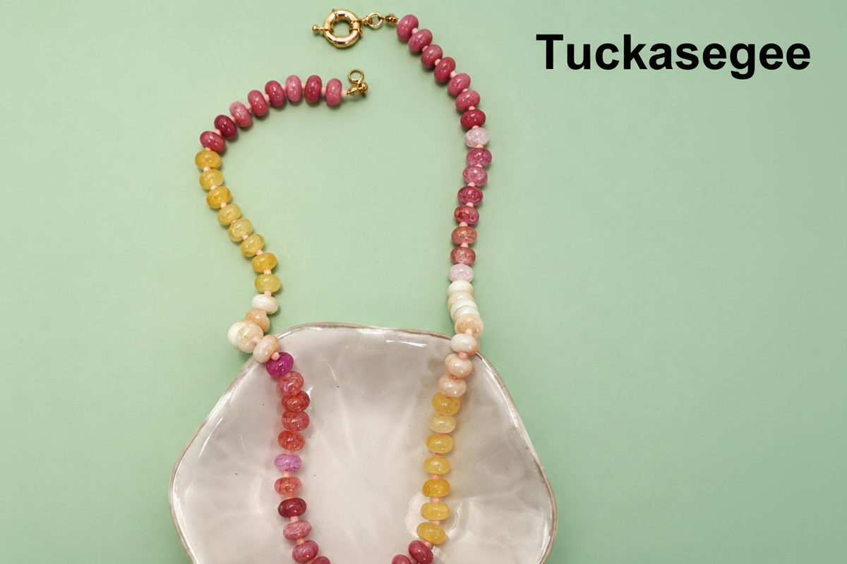 Stone + Glass Beaded Necklaces